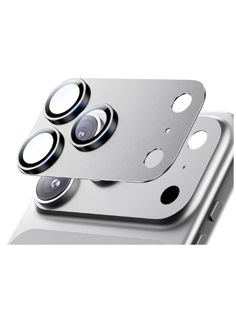 MOBM For iPhone 17 Pro Camera Lens Protector Silver - Image 1
